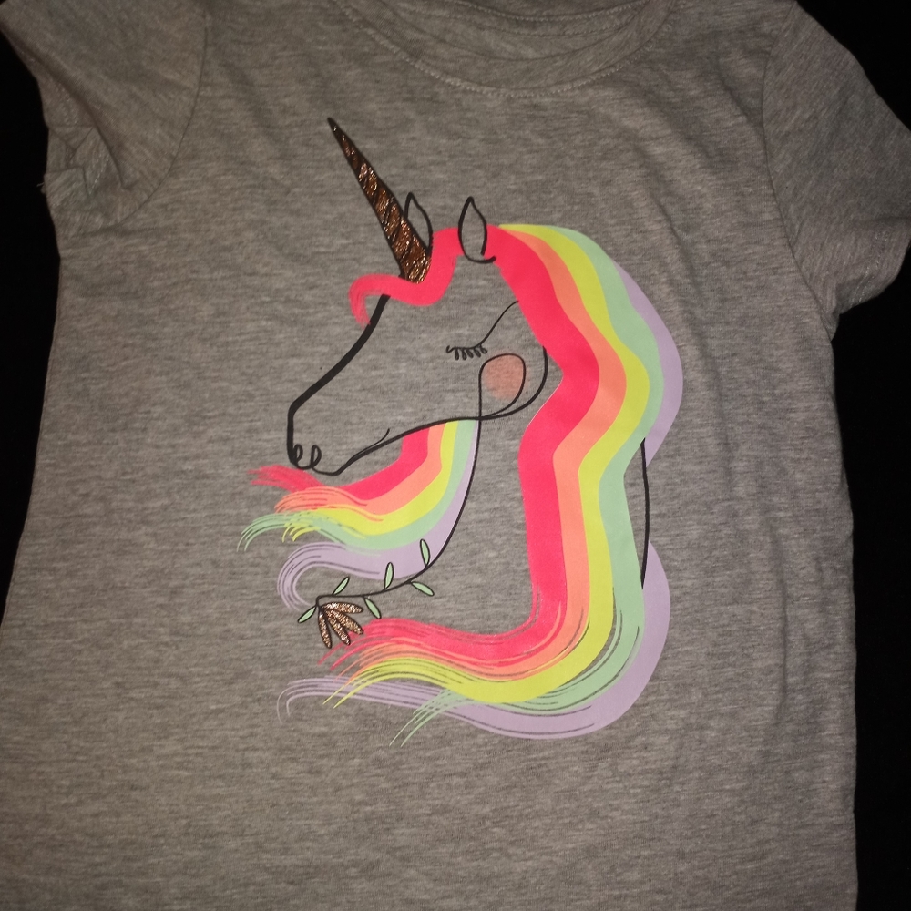Toddler girl unicorn t-shirt